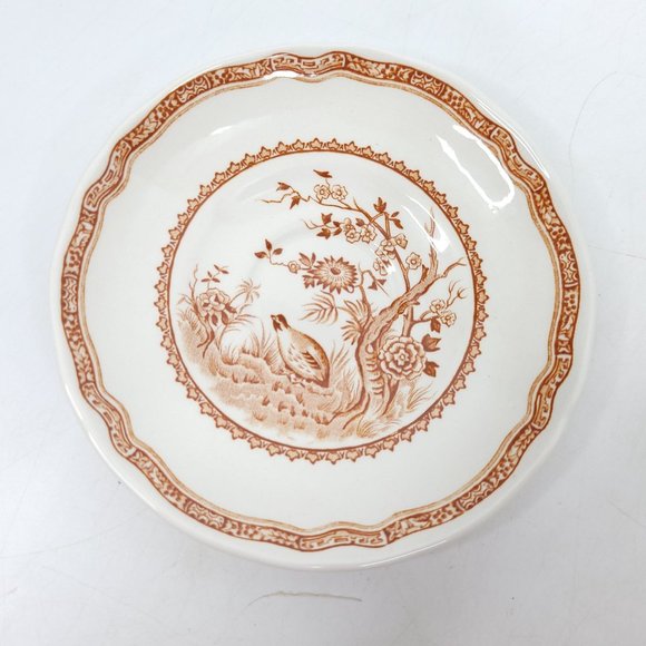 4 Demitasse Mini Cup and Saucer Sets Tea Cups Floral Colonial Quail Vintage - Picture 3 of 13